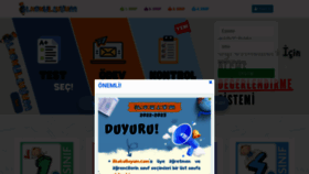 What Ilkokulluyum.com website looked like in 2022 (1 year ago)