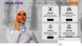 What Inaani.com website looked like in 2022 (1 year ago)