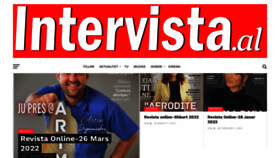 What Intervista.al website looked like in 2022 (1 year ago)