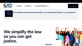 What Illinoislegalaid.org website looked like in 2022 (1 year ago)