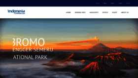What Indonesia-tourism.com website looked like in 2022 (1 year ago)