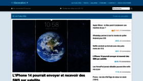 What Igen.fr website looked like in 2022 (1 year ago)