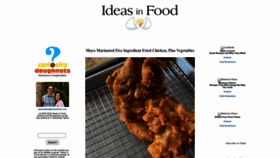 What Ideasinfood.com website looked like in 2022 (1 year ago)