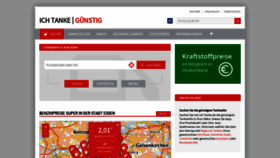 What Ich-tanke.de website looked like in 2022 (1 year ago)
