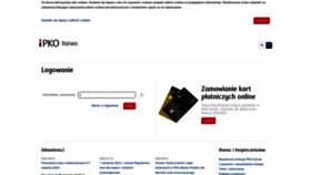 What Ipkobiznes.pl website looked like in 2022 (2 years ago)