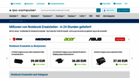What Ipc-computer.de website looked like in 2022 (1 year ago)
