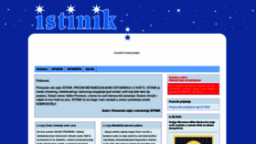 What Istinik.com website looked like in 2022 (1 year ago)