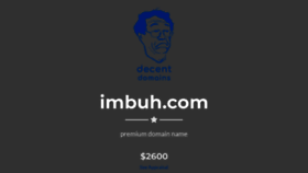 What Imbuh.com website looked like in 2022 (1 year ago)