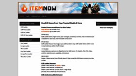 What Itemnow.com website looked like in 2022 (1 year ago)