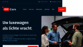 What Idc-cars.be website looked like in 2022 (1 year ago)