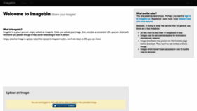 What Imagebin.ca website looked like in 2022 (1 year ago)
