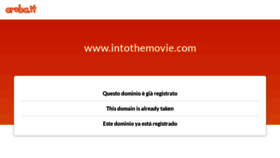 What Intothemovie.com website looked like in 2022 (1 year ago)