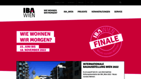What Iba-wien.at website looked like in 2022 (1 year ago)