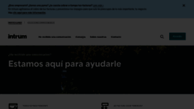 What Intrum.es website looked like in 2022 (1 year ago)