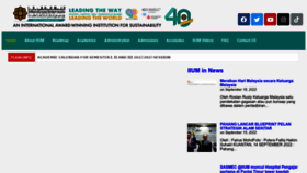 What Iium.edu.my website looked like in 2022 (1 year ago)