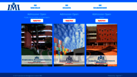 What Imi.edu website looked like in 2022 (1 year ago)