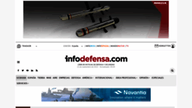 What Infodefensa.com website looked like in 2022 (1 year ago)