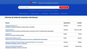 What Informacion-empresas.co website looked like in 2022 (1 year ago)