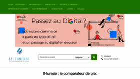 What It-tunisie.tn website looked like in 2022 (1 year ago)