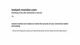 What Instant-monitor.com website looked like in 2022 (1 year ago)