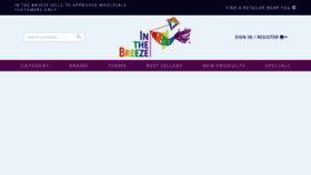 What Inthebreeze.com website looked like in 2022 (1 year ago)