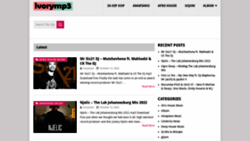 What Ivorymp3.com website looked like in 2022 (1 year ago)