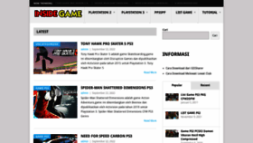 What In-sidegame.com website looked like in 2022 (1 year ago)