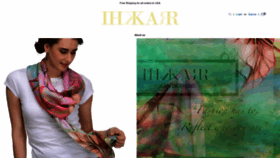What Ihkar.com website looked like in 2022 (1 year ago)