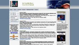 What Ivyspring.com website looked like in 2022 (1 year ago)
