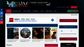 What Italiacover.com website looked like in 2022 (1 year ago)