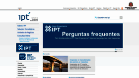 What Ipt.br website looked like in 2022 (1 year ago)