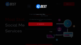 What Igbest.net website looked like in 2022 (1 year ago)