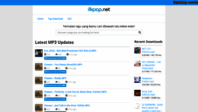 What Ilkpop.net website looked like in 2022 (1 year ago)