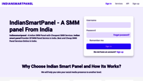 What Indiansmartpanels.com website looked like in 2022 (1 year ago)