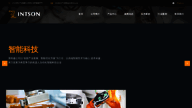 What Intson.cn website looked like in 2022 (1 year ago)