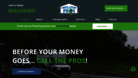What Insulationproskc.com website looked like in 2022 (1 year ago)