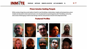 What Inmate.com website looked like in 2022 (1 year ago)
