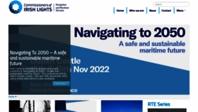 What Irishlights.ie website looked like in 2022 (2 years ago)