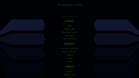 What Ihoneyjoo.com website looked like in 2022 (1 year ago)