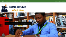 What Ilearn.elizadeuniversity.edu.ng website looked like in 2022 (1 year ago)