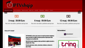 What Iptvshqip.org website looked like in 2022 (1 year ago)