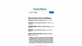 What Indiamapia.com website looked like in 2022 (1 year ago)