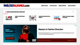 What Ingilizcealmanca.com website looked like in 2022 (1 year ago)