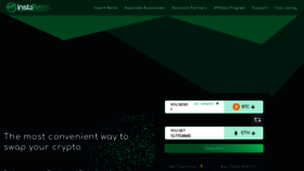 What Instaswap.net website looked like in 2022 (1 year ago)