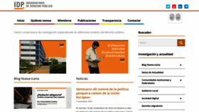 What Idpbarcelona.net website looked like in 2022 (1 year ago)