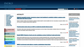 What Ineko.sk website looked like in 2022 (1 year ago)