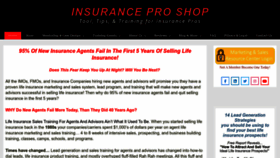 What Insuranceproshop.com website looked like in 2022 (1 year ago)
