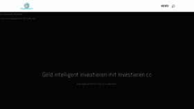 What Investieren.cc website looked like in 2022 (1 year ago)
