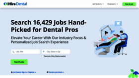 What Ihiredental.com website looked like in 2022 (1 year ago)