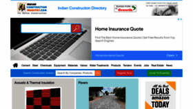 What Indianconstructionindustry.com website looked like in 2022 (1 year ago)